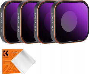 Zestaw Filtrów Szarych Nd 4w1 Nd4 Nd8 Nd16 Nd32 Do Gopro Hero 13 12 11 10 9 / Sku.2320 3