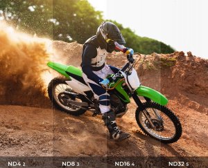 Zestaw Filtrów Szarych Nd 4w1 Nd4 Nd8 Nd16 Nd32 Do Gopro Hero 13 12 11 10 9 / Sku.2320 6