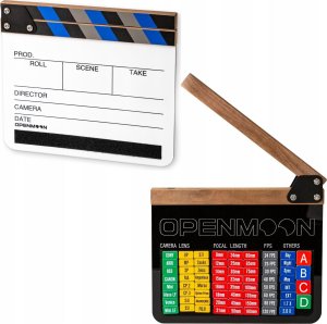 Prof Klaps Filmowy Studyjny Do Filmu Biały Na Pisaki + 68x Znaczniki Magnes / Tpb04 3