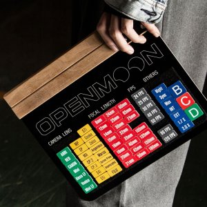 Prof Klaps Filmowy Studyjny Do Filmu Biały Na Pisaki + 68x Znaczniki Magnes / Tpb04 4