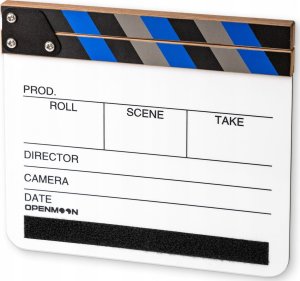 Prof Klaps Filmowy Studyjny Do Filmu Biały Na Pisaki + 68x Znaczniki Magnes / Tpb04 9