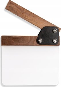 Mały Profesjonalny Klaps Filmowy Studyjny Do Filmu 15x15cm Biały Kolor Na Pisaki Mazaki / Ocjb01 7