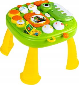 Huanger Stolik Interaktywny Dinozaur Dla Dziecka Pianinko Gramofon Jaja Dinozaura 2