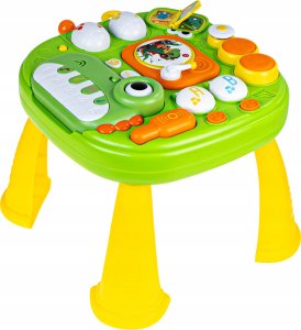 Huanger Stolik Interaktywny Dinozaur Dla Dziecka Pianinko Gramofon Jaja Dinozaura 3