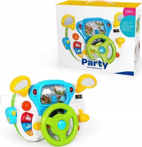 Interaktywna Kierownica Edukacyjna Symulator Jazdy Klakson Światła Mikrofon 6