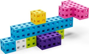 Meli Zestaw klocków konstrukcyjnych - Cube Pink 50 el. 14