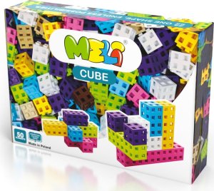 Meli Zestaw klocków konstrukcyjnych - Cube Pink 50 el. 2