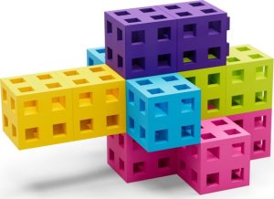 Meli Zestaw klocków konstrukcyjnych - Cube Pink 50 el. 8