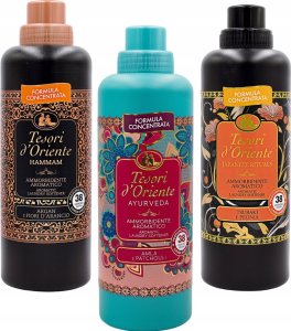 Zestaw Tesori d'Oriente 3x Płyn do płukania tkanin 760 ml - HAJ 1