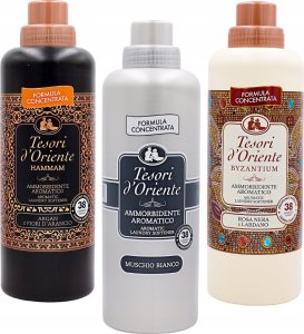 Zestaw Tesori d'Oriente 3x Płyn do płukania tkanin 760 ml - HMB 1