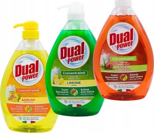 Zestaw Dual Power 3x Płyn do naczyń 1L - CLA 1
