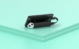 Powerbank Sourcing MOB DESIGN powerbank 4800 mAh Power Pets Panda, PP-PAN-01 4