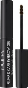 PUPA Plump&Care Eyebrow Gel koloryzujący żel do brwi Brown 3ml 1