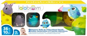 LALABOOM sensory balls with animals beads, 16 pcs., BL911 1