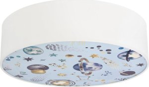 KIDDY lampa sufitowa 38 cm biały 2x40W E27 abażur biały 1