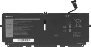 Movano Bateria Movano do Dell XPS 13 9300, 9310, 9380 6
