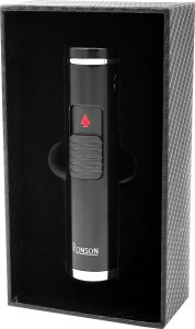 Zapalniczka RONSON MONSUN BLACK 3 JET z puncherem do cygar żarowa 1