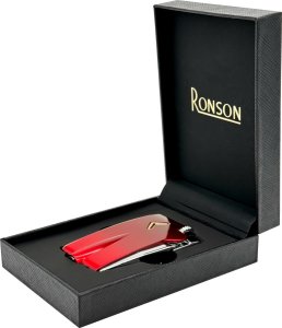 Zapalniczka RONSON MINI PREMIER VARAFLAME RED gazowa 1