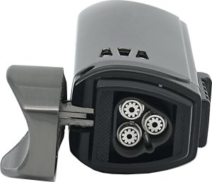 Zapalniczka RONSON MISTRAL GUN METAL 3 JET z puncherem do cygar żarowa 10