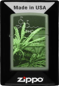 Zapalniczka ZIPPO THC CANNABIS DESIGN 60007257 1