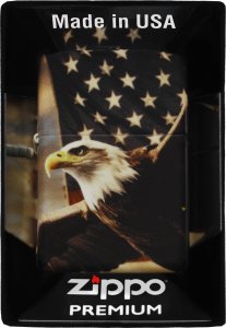 Zapalniczka ZIPPO EAGLE USA FLAG DESIGN 60007289 1