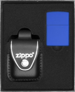 Zestaw ZIPPO Zapalniczka BLUE MATTE Prezentowy No3 1
