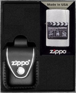 Zestaw ZIPPO Zapalniczka FILM SLATE Prezentowy No3 1