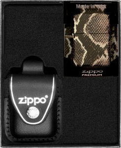 Zestaw ZIPPO Zapalniczka SNAKE SKIN Prezentowy No3 1