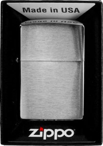 ZESTAW ZIPPO ZAPALNICZKA BRUSHED CHROME BENZYNA KAMIENIE KNOT WATKA Akcesoria 7