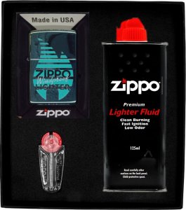 Zestaw ZIPPO Zapalniczka LIGHTER Prezentowy No1 1