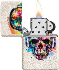 Zapalniczka ZIPPO SKULL HEADPHONES 60006144 2