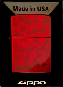 Zapalniczka ZIPPO CANDY APPLE RED FLAME PATTERN 1
