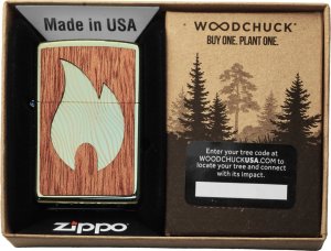 Zapalniczka ZIPPO WOODCHUCK LARGE FLAME CHAMELEON 1