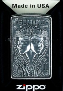 Zapalniczka ZIPPO ZODIAC GEMINI bliźnięta 2006503 1