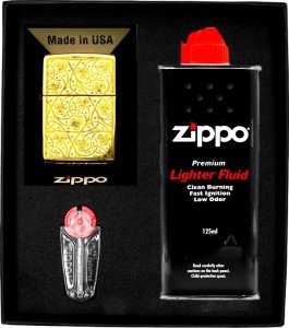 Zestaw ZIPPO Zapalniczka CLOVER LEAVES DESIGN Box No1 1