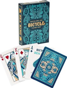 Karty do Gry BICYCLE SEA KINGS 1 TALIA w Drewnianym Pudełku 7
