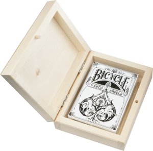 Karty do Gry BICYCLE ARCHANGELS 1 TALIA w Drewnianym Pudełku 1