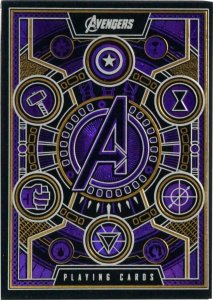 Karty do Gry BICYCLE AVENGERS INFINITY SAGA 1 TALIA w Drewnianym Pudełku 2