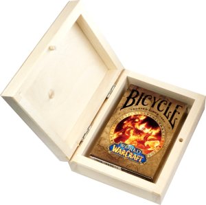 Karty do Gry BICYCLE WORD OF WORDCRAFT CLASSIC 1 TALIA w Drewnianym Pudełku 1