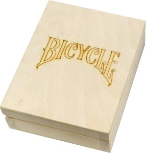 Bicycle Karty do Gry BICYCLE JACQARD 1 TALIA w Drewnianym Pudełku 4