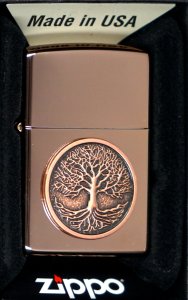 Zapalniczka ZIPPO TREE OF LIFE COPPER EMBLEM 60005877 1