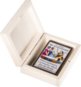 KARTY PIATNIK WRÓŻBY LENORMAND w Drewnianym Pudełku 1