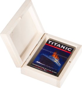 Karty do Gry PIATNIK TITANIC w Drewnianym Pudełku 1