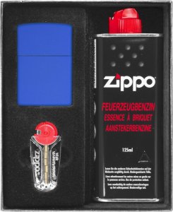 Zestaw ZIPPO Zapalniczka BLUE MATTE Prezentowy No1 1