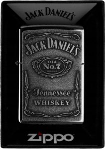 Zapalniczka ZIPPO JACK DANIELS LABEL CHROME 60001209 1