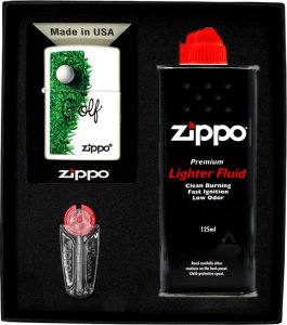 Zestaw ZIPPO Zapalniczka GOLF DESIGN Prezentowy No1 1