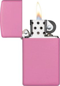 Zapalniczka ZIPPO PINK MATTE SLIM 60001435 3