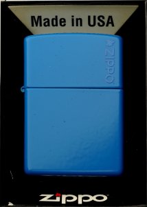 Zapalniczka ZIPPO SKY BLUE LOGO 60006627 1