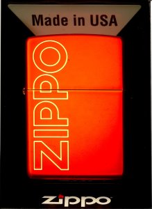 Zapalniczka ZIPPO RED METALIC LASERED LOGO 60005926 1