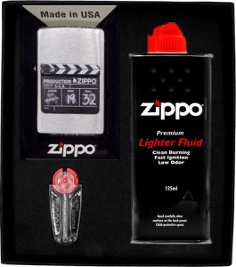 Zestaw ZIPPO Zapalniczka FILM SLATE Prezentowy No1 1